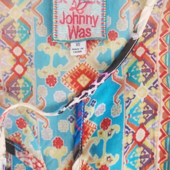Johnny Was multi colored tunic - Picture 3 of 5